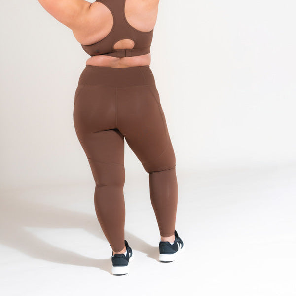 MAAREE Uplift pocket legging in coffee